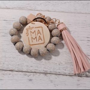 Mama Keychain Wristlet